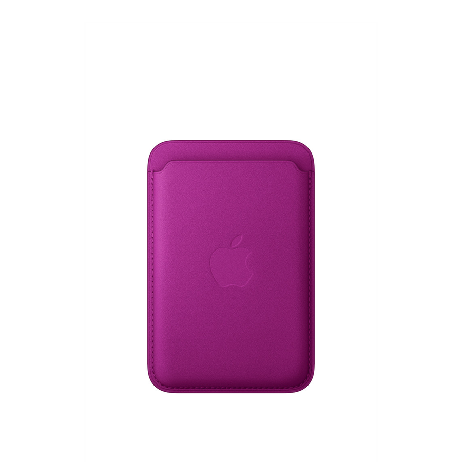 Apple FineWoven kaarthouder met MagSafe in magenta