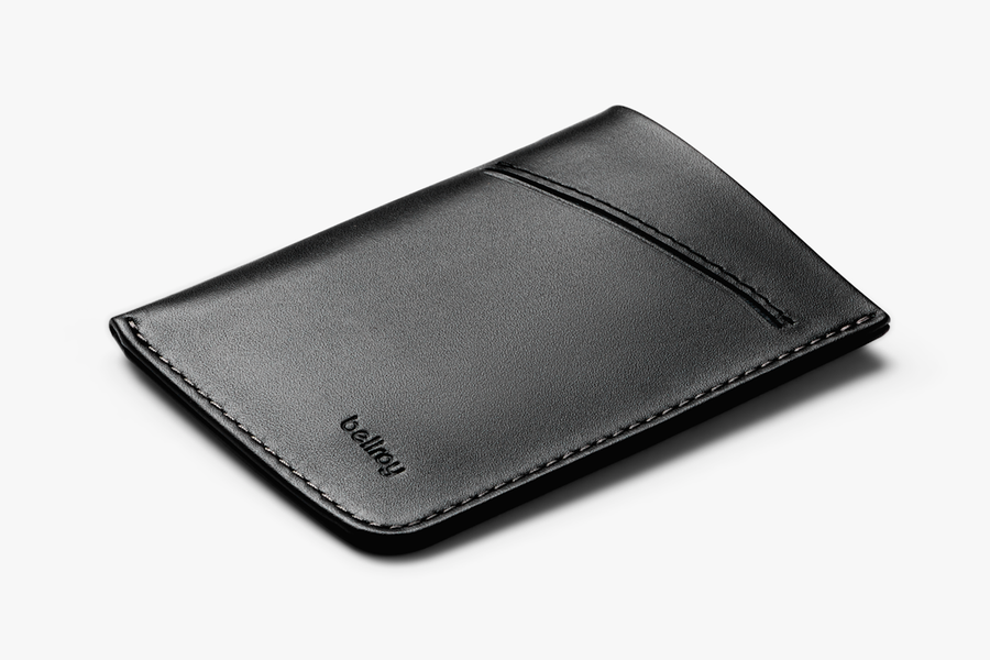 Bellroy Card Sleeve leren pasjeshouder in zwart