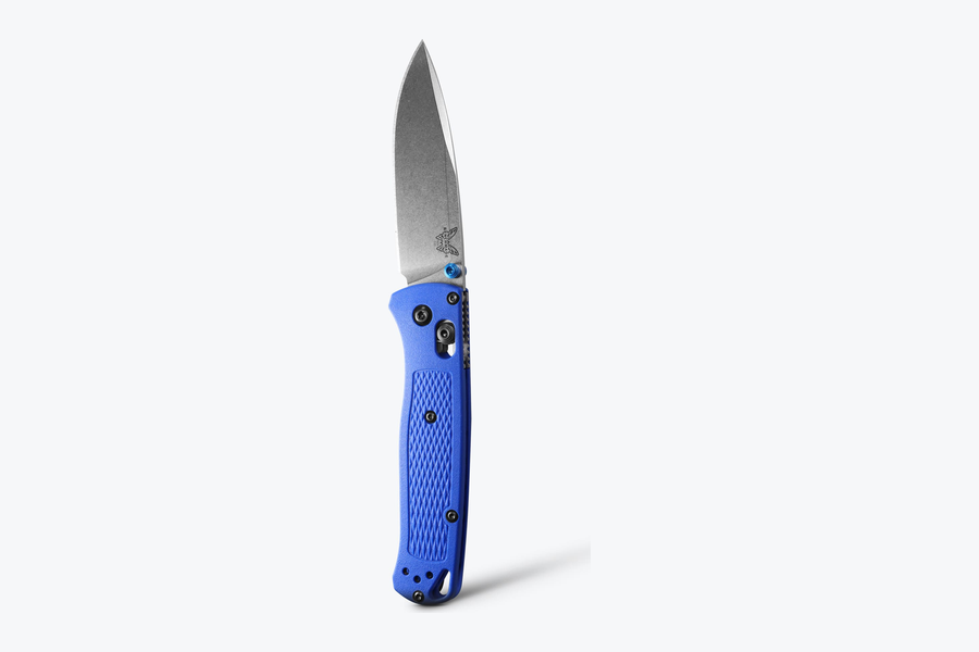 Benchmade Bugout klapmes met blauw heft