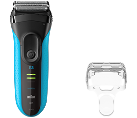 Braun Series 3+ 3040s scheerapparaat met beschermkap
