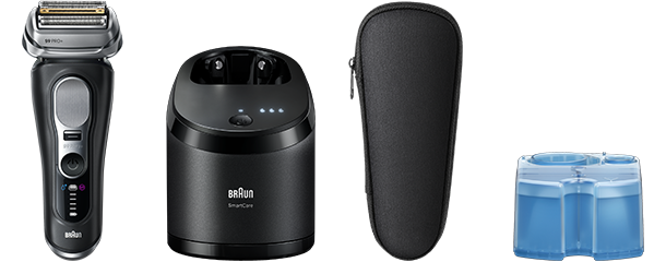 Braun Series 9 Pro+ 9660cc scheerapparaat met SmartCare Center en etui