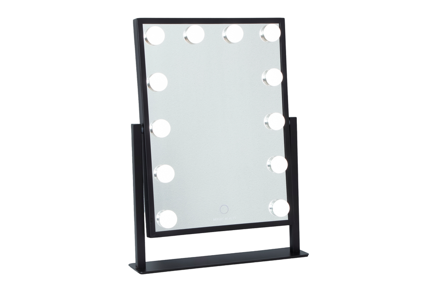 Bright Beauty Vanity Nina Hollywood spiegel in zwart met 12 lampen