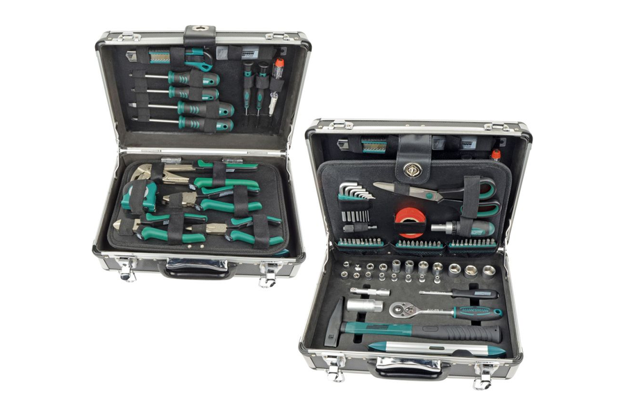 Brüder Mannesmann 29067 aluminium gereedschapskoffer van 90 delen