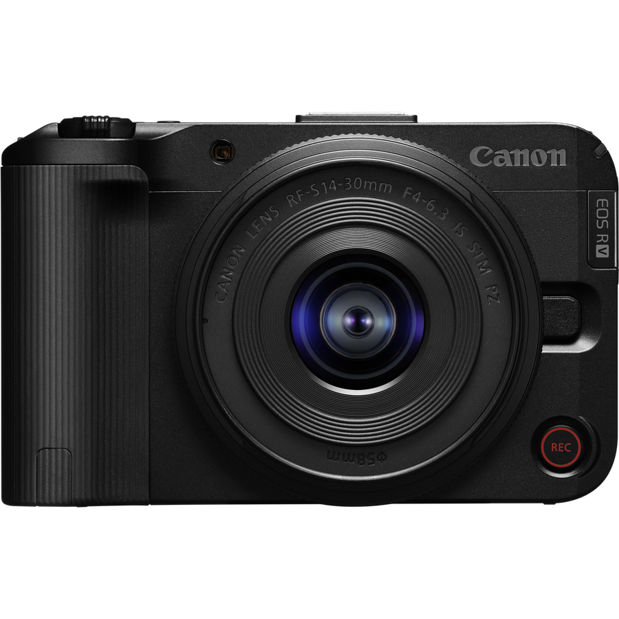 Canon EOS R50 V vlogcamera met 14-30 mm powerzoomlens