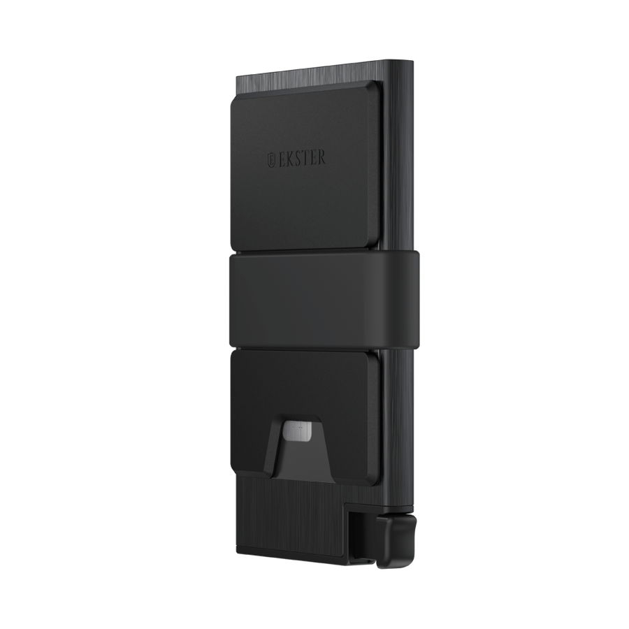 Ekster Cardholder aluminium pasjeshouder met uitschuifknop