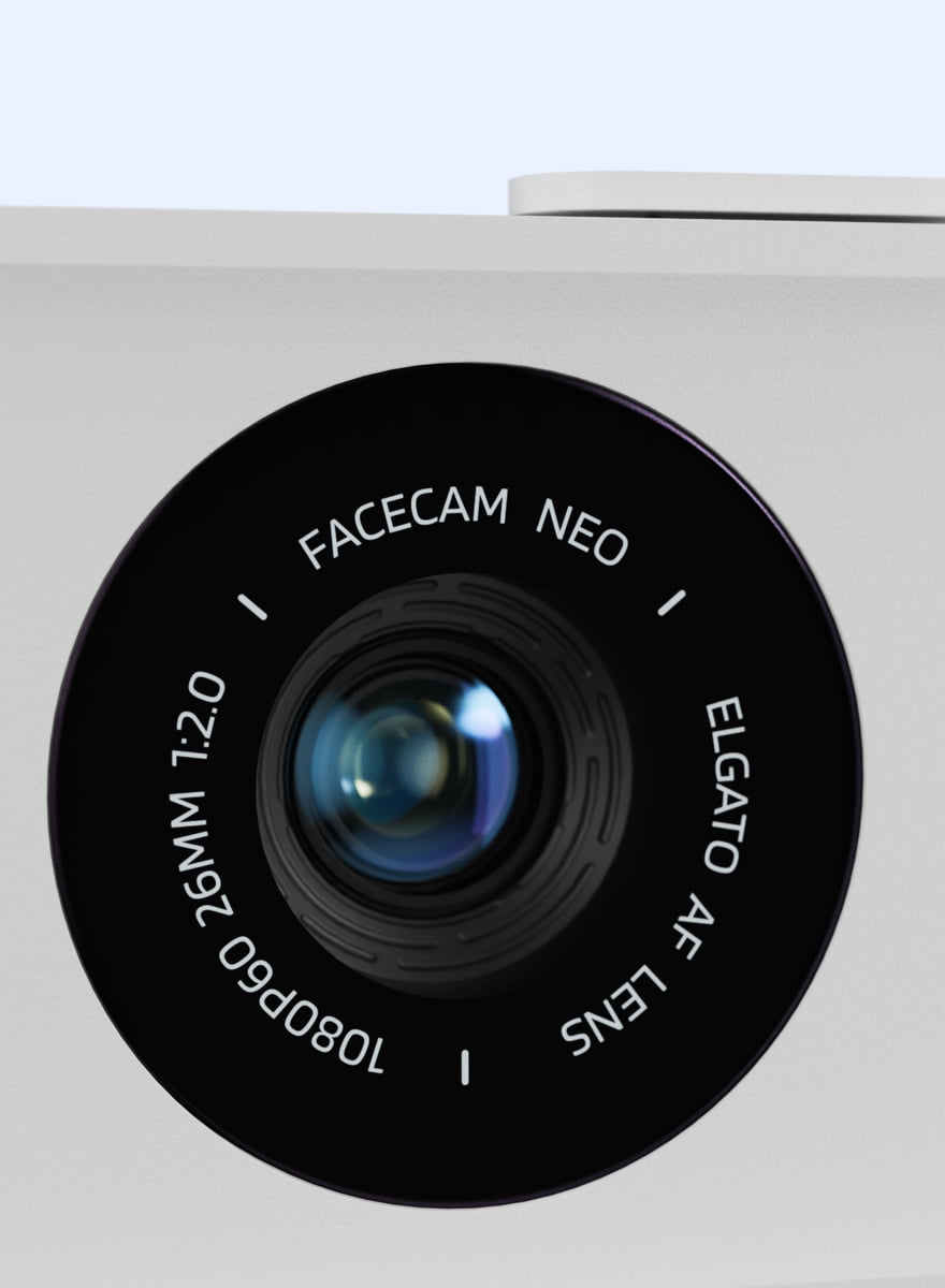 Elgato Facecam Neo 1080p webcam met autofocuslens