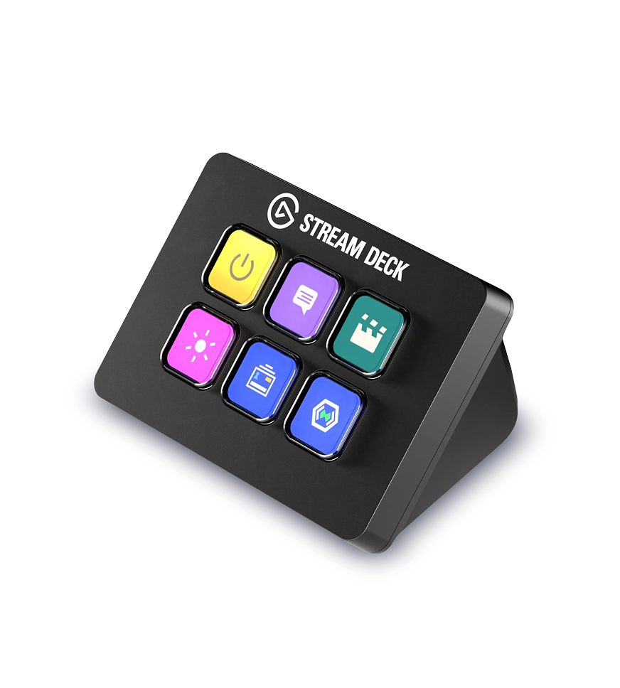 Elgato Stream Deck Mini met zes lcd-toetsen
