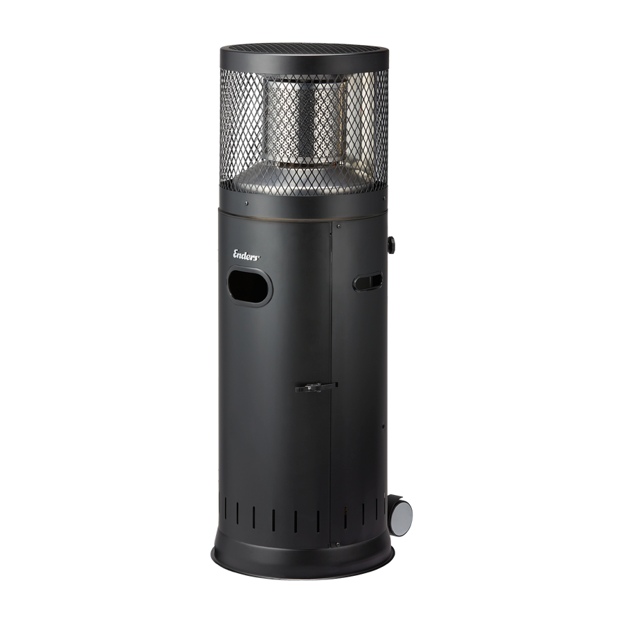 Enders Polo 2.0 Black lounge heater op gas