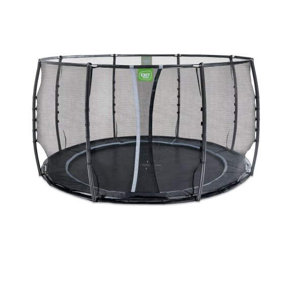 EXIT Dynamic groundlevel trampoline van 366 cm met veiligheidsnet