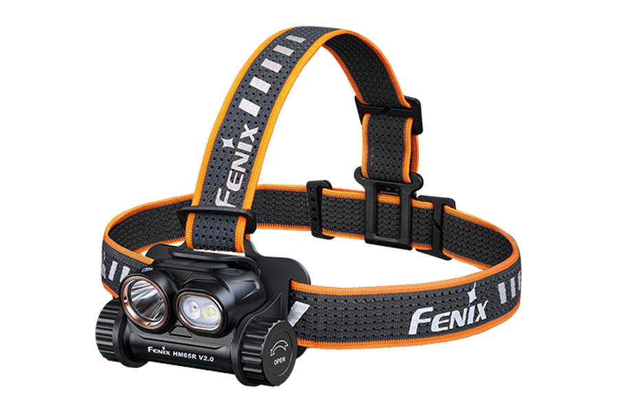Fenix HM65R hoofdlamp met spot en flood