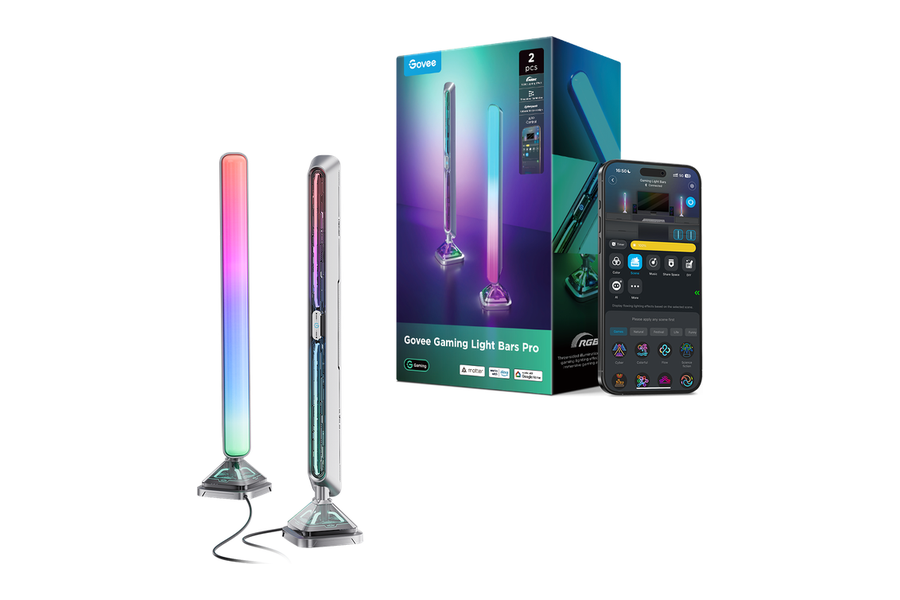 Govee Gaming Light Bars Pro lichtbalken voor naast de monitor