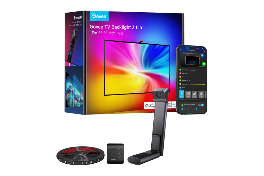 Govee TV Backlight 3 Lite met camera en ledstrip