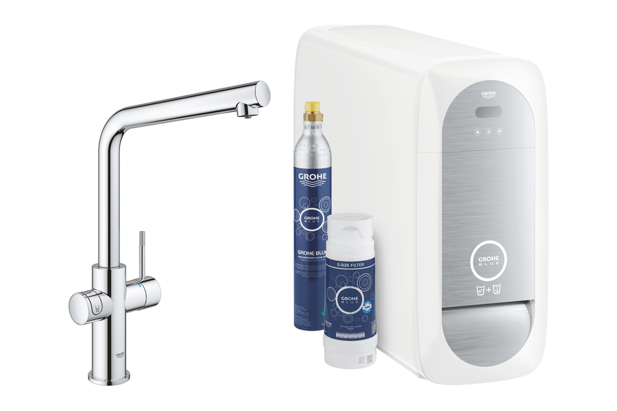Grohe Blue Home kraan met L-uitloop voor gefilterd en bruisend water