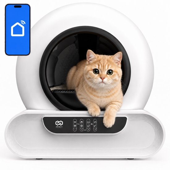 Infinity Goods XXL zelfreinigende kattenbak 75 liter