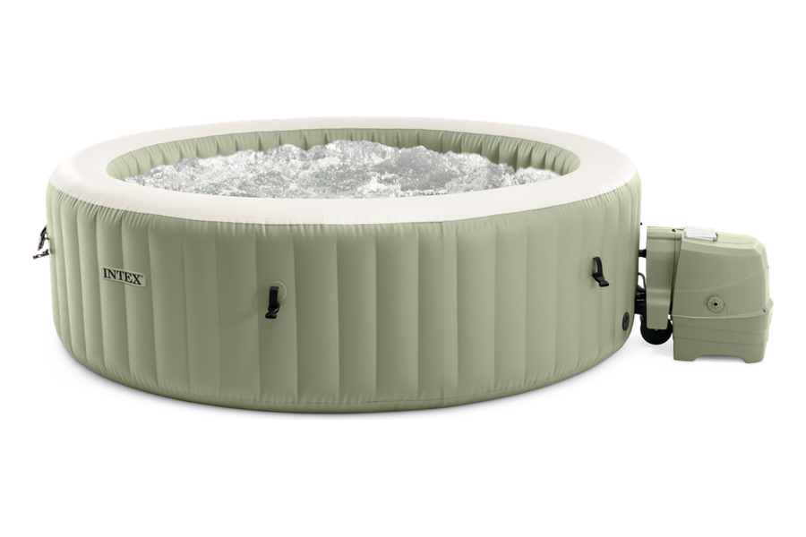 Intex PureSpa Bubble Massage Olive Green opblaasbare jacuzzi