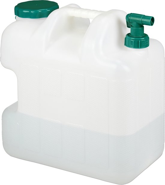 Jerrycan van 25 liter met kraan voor drinkwater