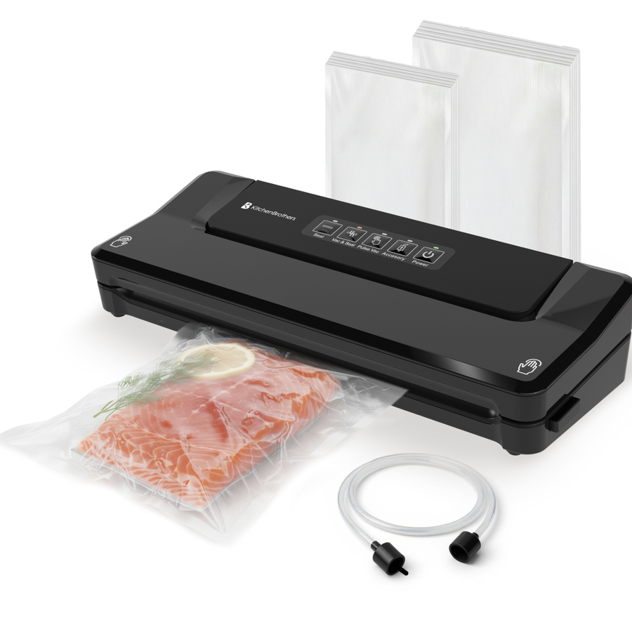 KitchenBrothers Essential vacumeermachine met zakken en slang