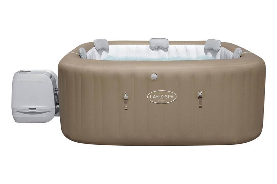 Lay-Z-Spa Palma EnergySense HydroJet Pro vierkante opblaasbare jacuzzi