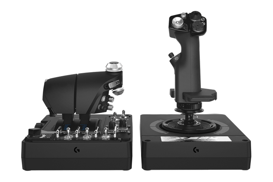 Logitech G X56 HOTAS joystick en dubbele throttle
