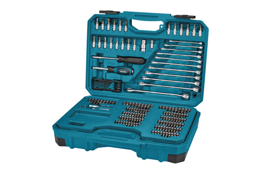 Makita E-10883 accessoireset van 221 delen in koffer