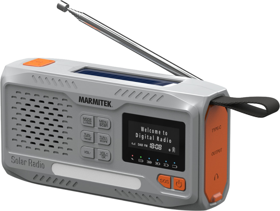 Marmitek RESQ 100 noodradio met DAB en handzwengel
