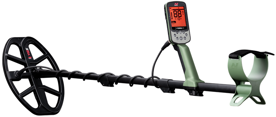 Minelab X-Terra Pro metaaldetector met 12x9 inch zoekschijf
