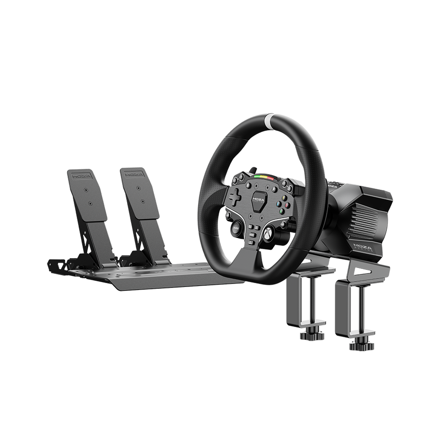Moza R3 direct drive racestuur bundel met pedalen