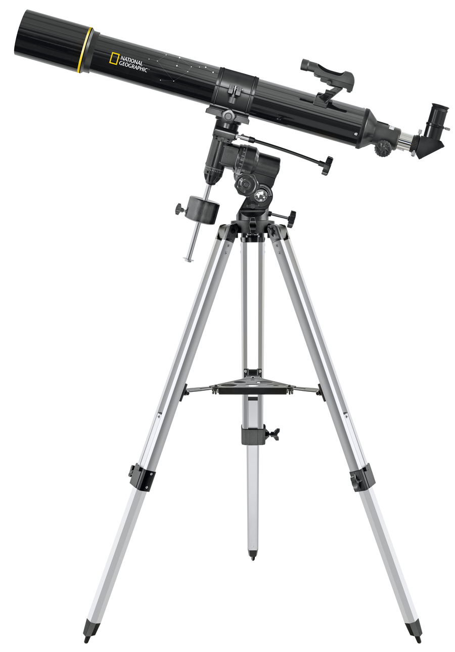 National Geographic 90/900 EQ3 lenzentelescoop op parallactische montering