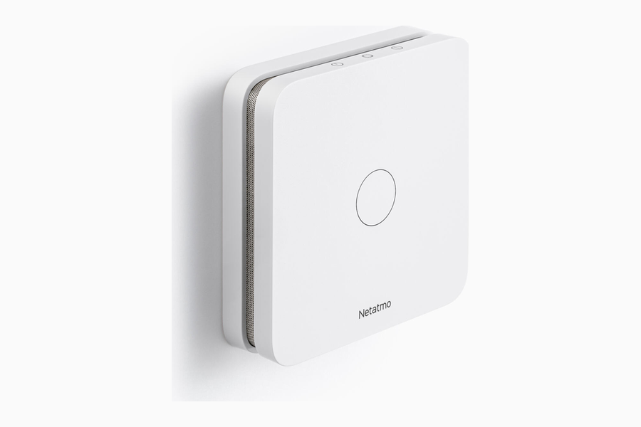 Netatmo Slimme Koolmonoxidemelder aan de muur