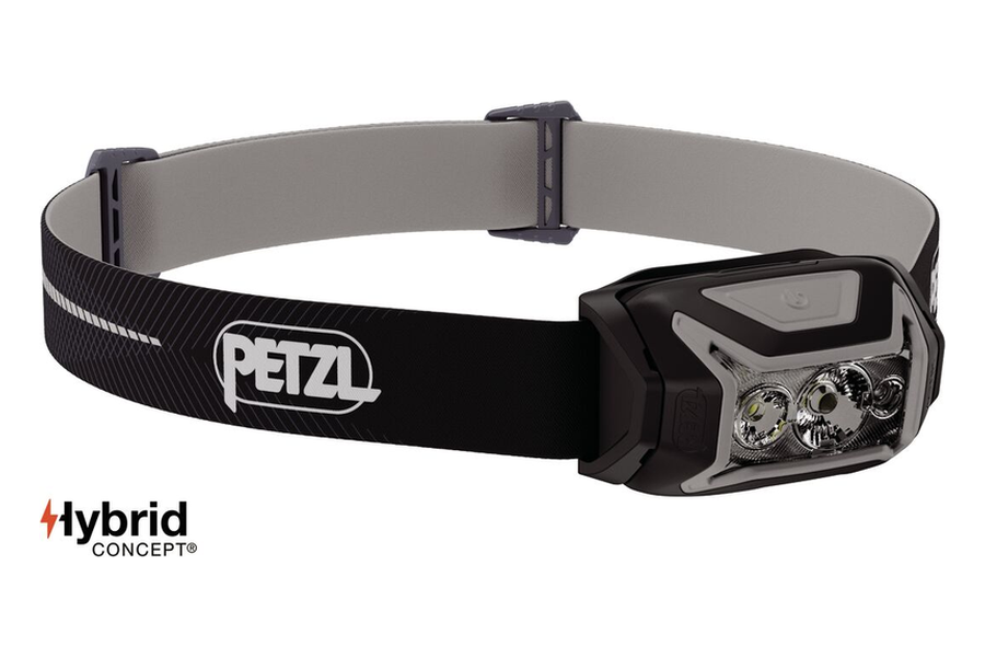 Petzl Actik Core hoofdlamp met CORE-accu in zwart