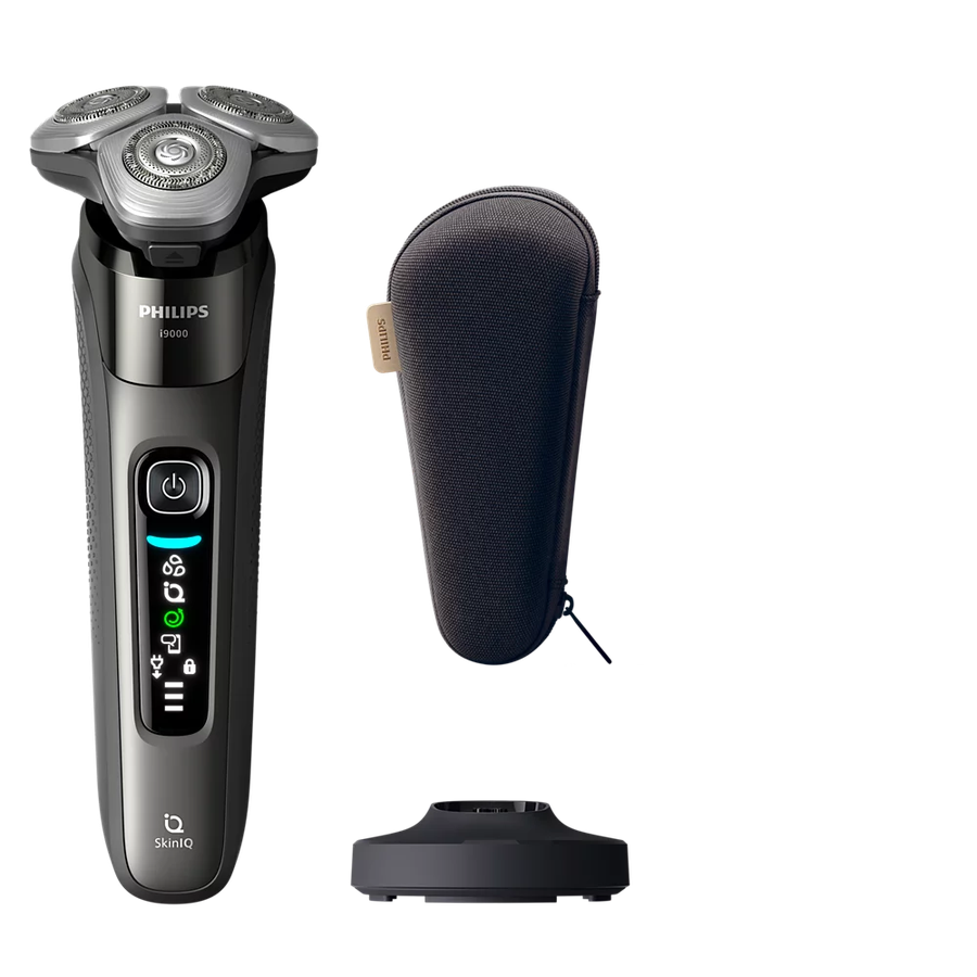 Philips Shaver i9000 X9002 scheerapparaat met etui en oplaadstandaard