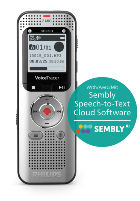 Philips VoiceTracer DVT2015 voicerecorder