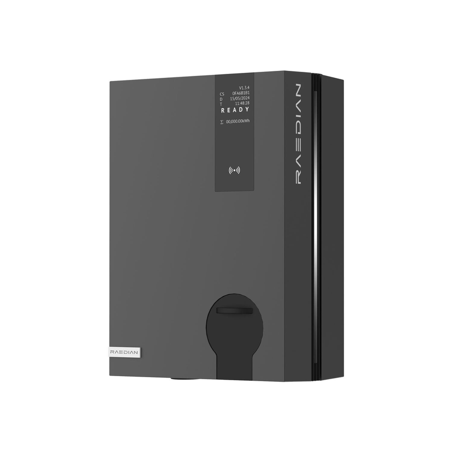 Raedian NEO 22 kW laadpaal met display