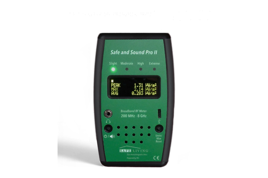 Safe and Sound Pro II stralingsmeter voor radiogolven van 200 MHz tot 8 GHz