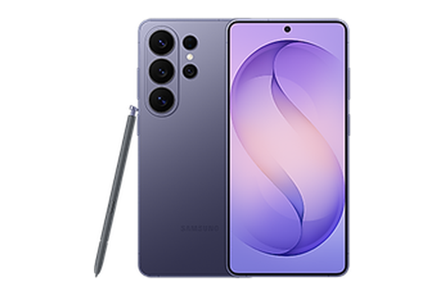 Samsung Galaxy S26 Ultra in Cobalt Violet met S Pen
