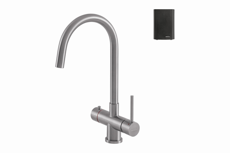 Selsiuz 3-in-1 kokendwaterkraan rond met Titanium boiler