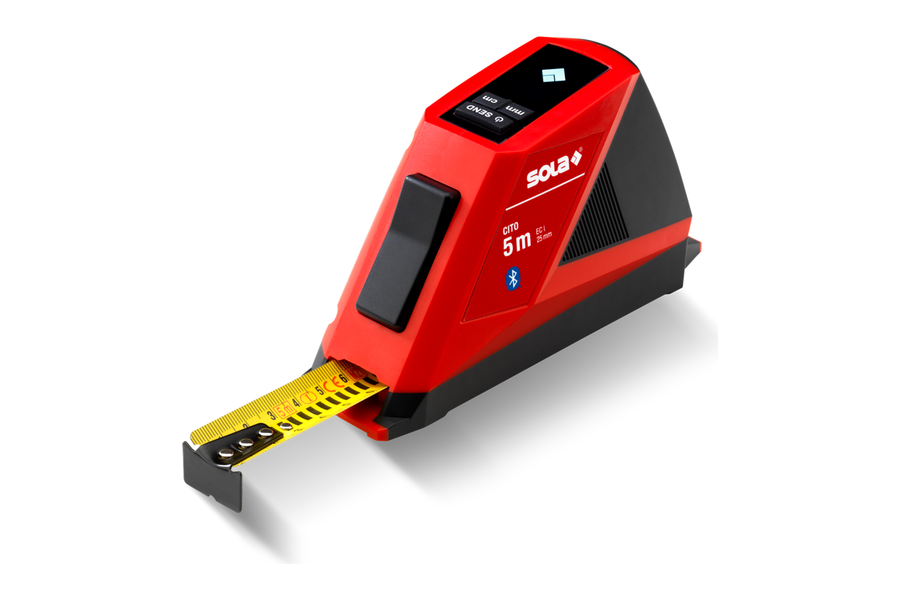Sola CITO digitale rolmaat van 5 meter met display en Bluetooth