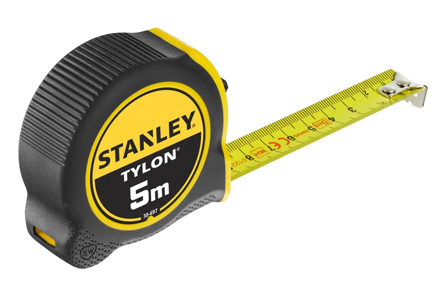 Stanley Tylon rolmaat van 5 meter met 19 mm band