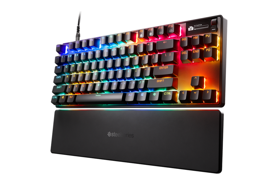 SteelSeries Apex Pro TKL Gen 3 gaming toetsenbord met polssteun