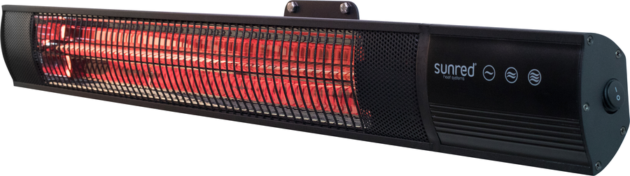 Sunred Dark 1500 elektrische wandheater met carbonlamp