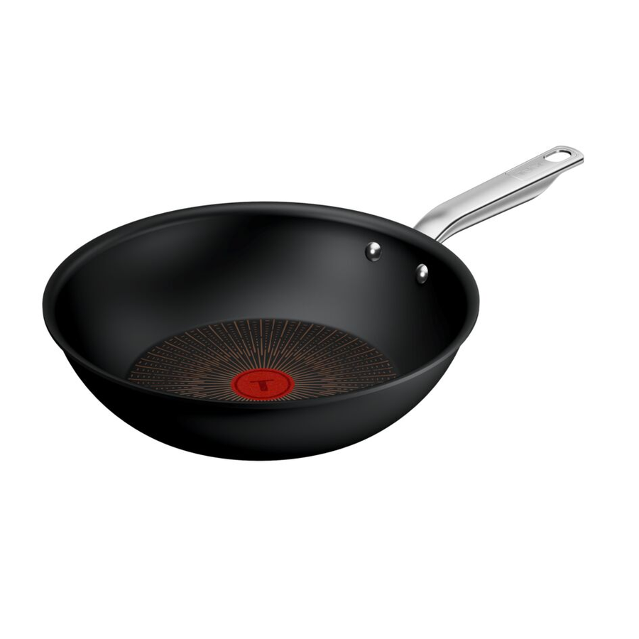 Tefal Experience wokpan 28 cm met Fusion Core antiaanbaklaag