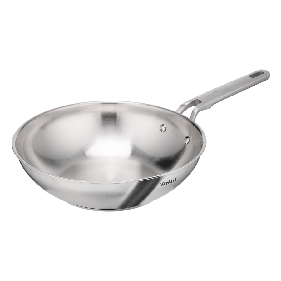 Tefal Extreme rvs wokpan 28 cm zonder coating