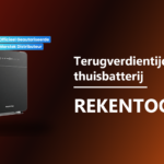 Rekentool voor de terugverdientijd van een thuisbatterij