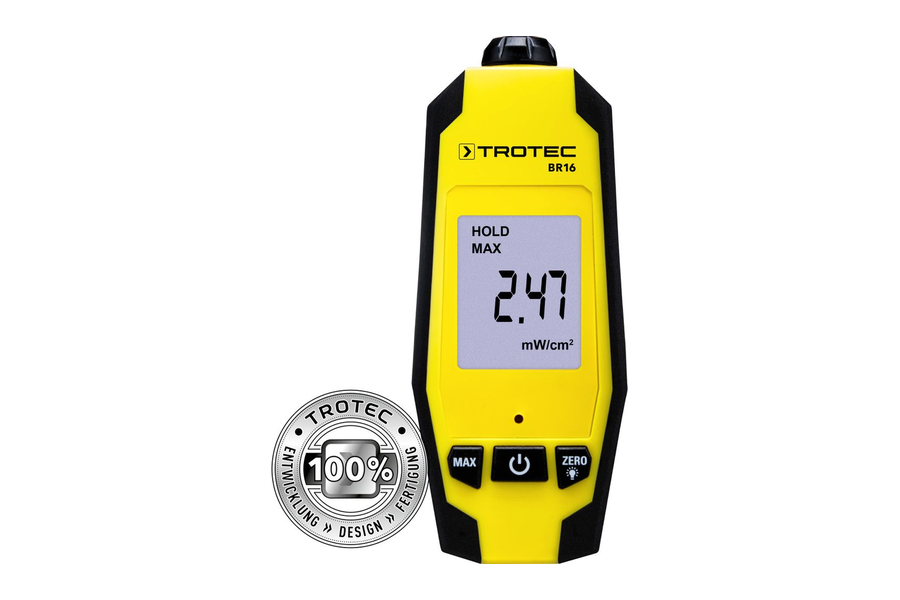 Trotec BR16 magnetronindicator in geel en zwart