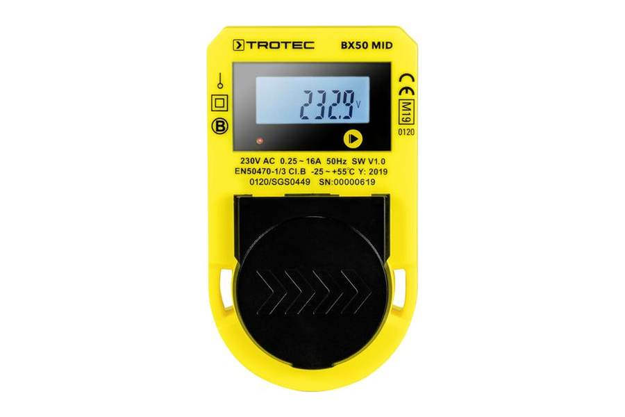 Trotec BX50 MID geijkte energieverbruiksmeter