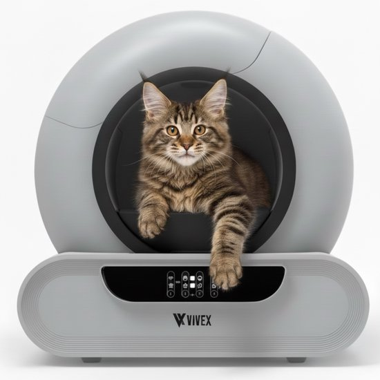 Vivex automatische kattenbak 75 liter XXL