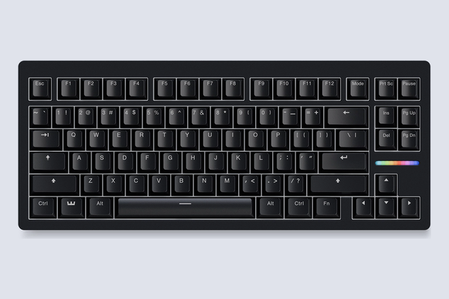 Wooting 80HE gaming toetsenbord met Hall-effect switches