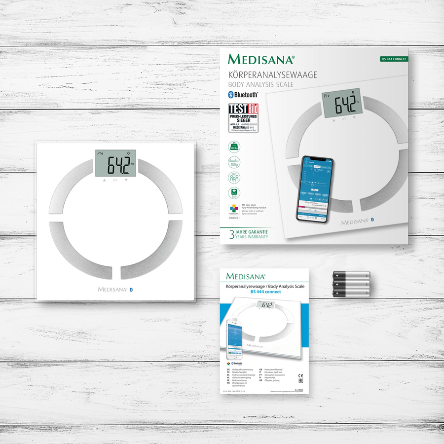 Medisana BS 444 connect lichaamsanalyseweegschaal