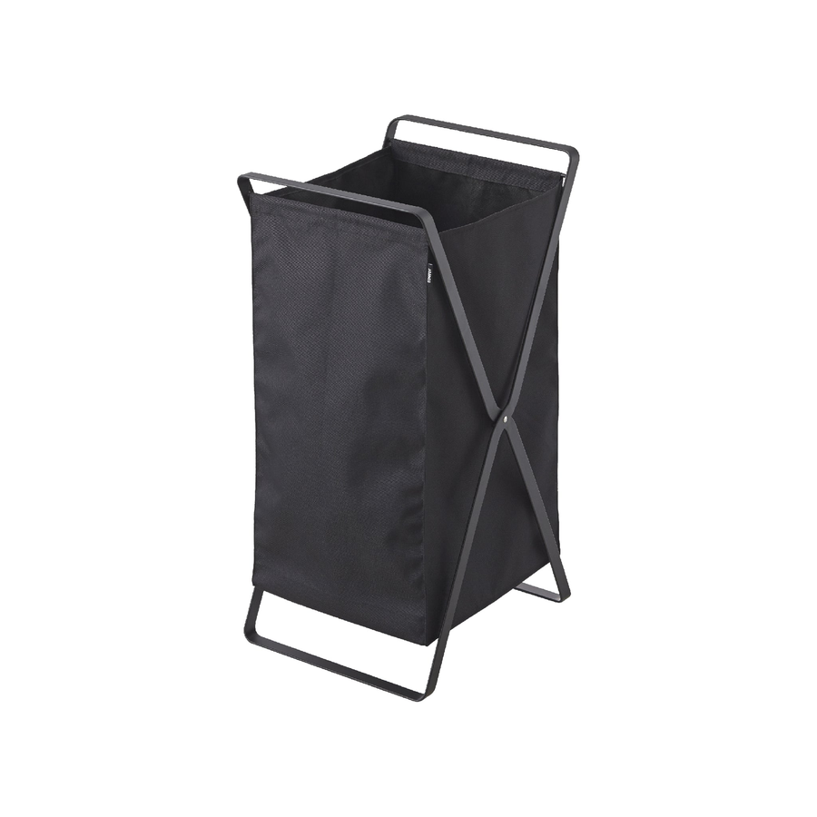 Yamazaki Tower opvouwbare wasmand van 45 liter in zwart