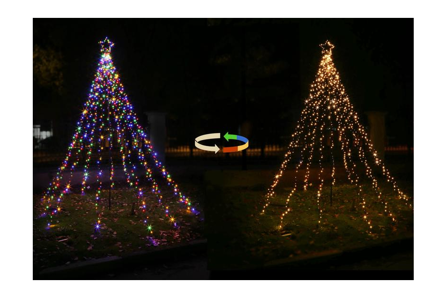 Action XXL led kerstboom voor buiten van 350 cm met 848 lampjes